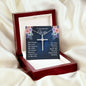 CZ Cross Necklace - To Wife