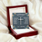 CZ Cross Necklace - To Granddaughter