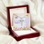 CZ Cross Necklace - To Sister