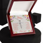 CZ Cross Necklace - To Mom