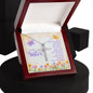 CZ Cross Necklace - To Sister