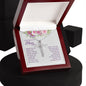 CZ Cross Necklace - To Mom