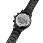 Engraved Design Black Chronograph Watch for Godfather