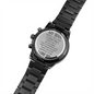 Engraved Design Black Chronograph Watch for My Man