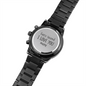 Engraved Design Black Chronograph Watch For Him