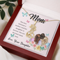 Graceful Love Giraffe Necklace - Best Mom Ever