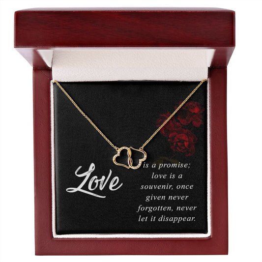 Everlasting Love Necklace - Solid Gold