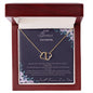 Everlasting Love Solid Gold Christmas Gift For Bonus Daughter