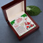 Everlasting Love Solid Gold Necklace Christmas Gift For Wife