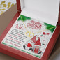 Everlasting Love Solid Gold Necklace Christmas Gift For Wife