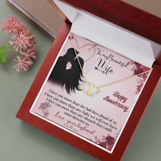 Everlasting Love Necklace - Solid Gold