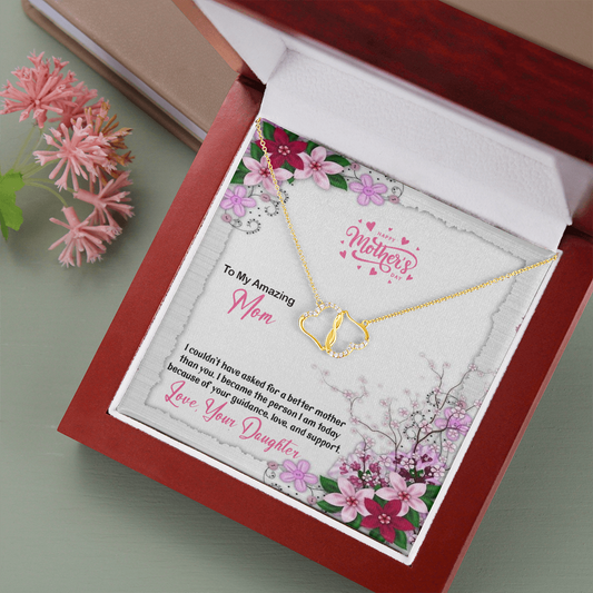 Everlasting Love Necklace - Happy Mother's Day (Solid Gold)