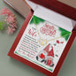 Everlasting Love Solid Gold Necklace Christmas Gift For Wife