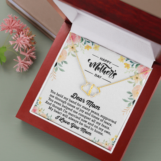 Everlasting Love Necklace - Happy Mother's Day (Solid Gold)