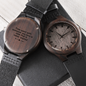 Engraved Wooden Watch For Him - Time Spent