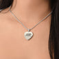 Engraved Heart Necklace - Mama Bear