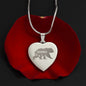 Engraved Heart Necklace - Mama Bear