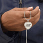 Engraved Heart Necklace - Mama Bear