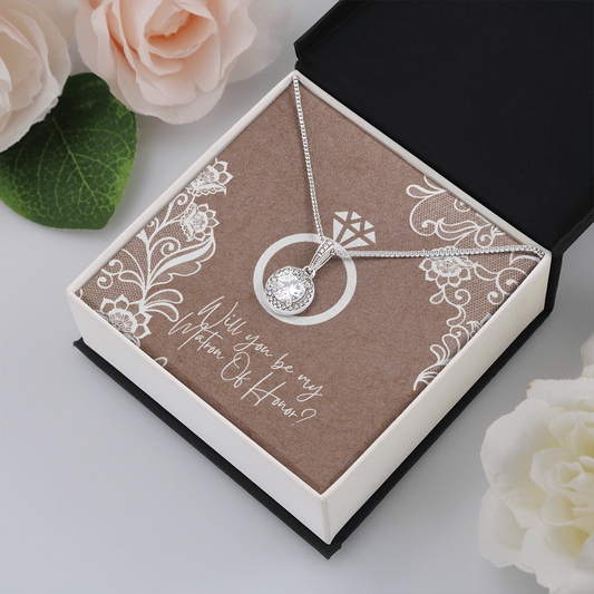 Eternal Hope Necklace - Matron of Honor Proposal