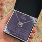 Lucky In Love Necklace Christmas Gift For Bonus Daughter