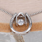 Lucky In Love Necklace Christmas Gift For Bonus Daughter
