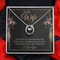 Lucky in Love Necklace - To Wife