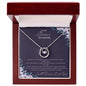 Lucky In Love Necklace Christmas Gift For Bonus Daughter