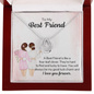 Lucky In Love Necklace - Wedding Gift For Friend