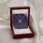 Lucky In Love Necklace Christmas Gift For Bonus Daughter