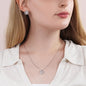 Love Knot Necklace and Earring Set Christmas Gift For Bonus Daughter