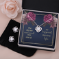 Love Knot Earring and Necklace Set - Happiest Days of my Life