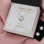 Love Knot Earring & Necklace Set - Thank You Gift For Bridal Party