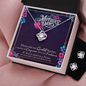 Love Knot Earring & Necklace Set - Sweet As A flower