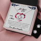 Love Knot Earring & Necklace Set - Happy Mother's Day