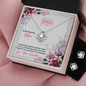 Love Knot Earring & Necklace Set - Happy Mother's Day