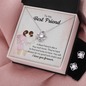 Love Knot Earring & Necklace Set - Wedding Gift For Friend