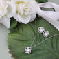 Love Knot Earring & Necklace Set - Matron of Honor Proposal