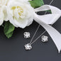 Love Knot Earring & Necklace Set - Thank You Gift For Bridal Party