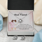 Love Knot Earring & Necklace Set - Wedding Gift For Friend