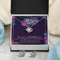 Love Knot Earring & Necklace Set - Sweet As A flower