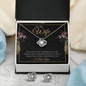 Love Knot Earring & Necklace Set - To Wife