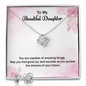 Love Knot Earring & Necklace Set - Graduation Gift