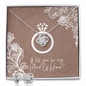 Love Knot Earring & Necklace Set - Maid of Honor Proposal