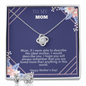 Love Knot Earring & Necklace Set - Happy Mother's Day