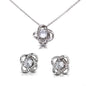 Love Knot Earring & Necklace Set - Thank You Gift For Bridal Party