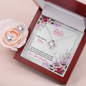 Love Knot Earring & Necklace Set - Happy Mother's Day