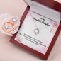 Love Knot Earring & Necklace Set - Graduation Gift