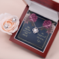 Love Knot Earring and Necklace Set - Happiest Days of my Life