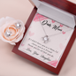 Love Knot Earring and Necklace Set -Choose You as a Friend