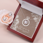 Love Knot Earring & Necklace Set - Matron of Honor Proposal